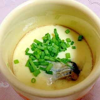 冷凍牡蠣で簡単茶碗蒸し